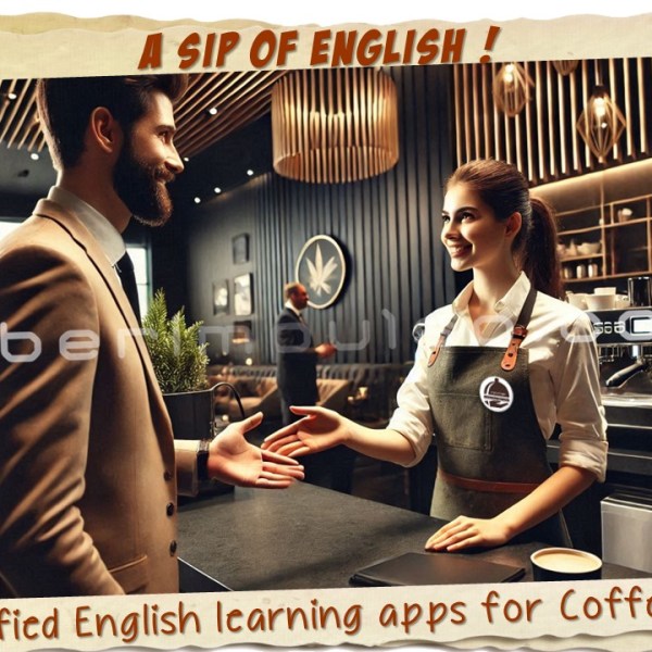 What specific English skills are most beneficial for coffee shop&nbsp;staff